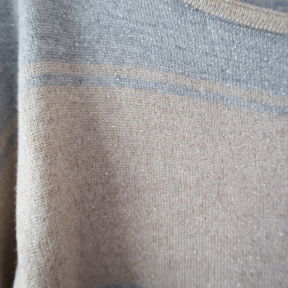 SOLD |WHBM | Dolman Bateau Stripe Pullover - Picture 4 of 8